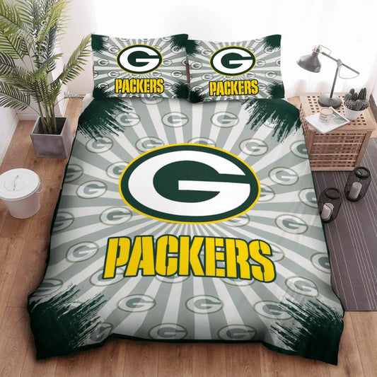 NFL Green Bay Packers Big Logo Highlight Bedding Set