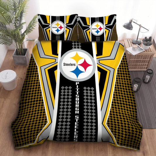 NFL Pittsburgh Steelers Golden Spider Man Bedding Set