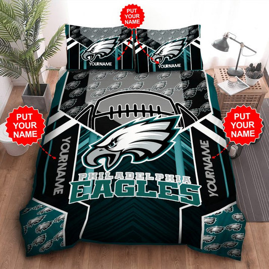 NFL Philadelphia Eagles Custom Name Limited Bedding Set