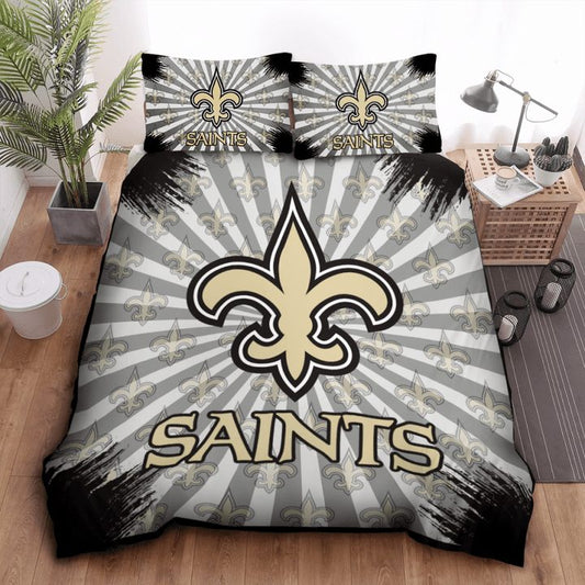 NFL New Orleans Saints Big Logo Highlight Bedding Set