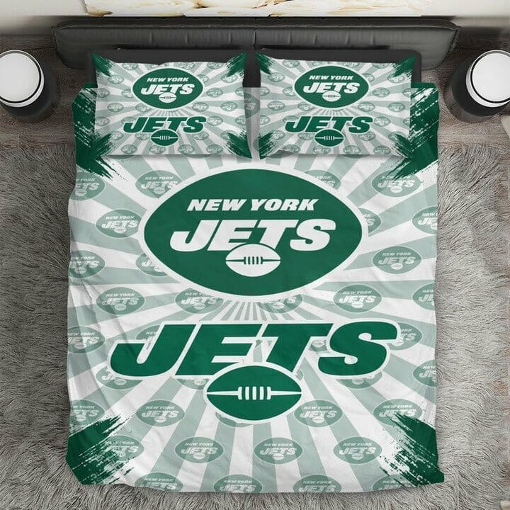 NFL New York Jets Light Green Bedding Set