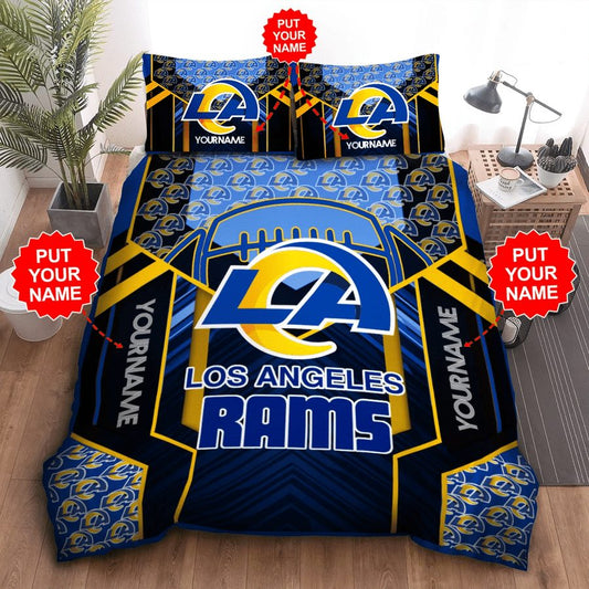 NFL Los Angeles Rams Custom Name Limited Edition Bedding Set