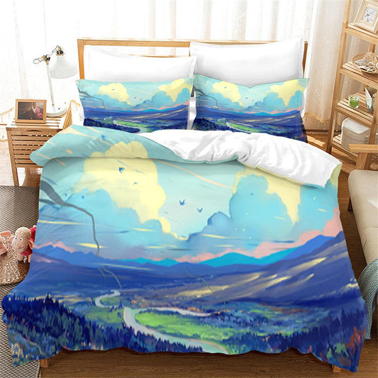 3D Art Nature Landscape Quilt Cover Set Bedding Set Duvet Cover Pillowcases 13