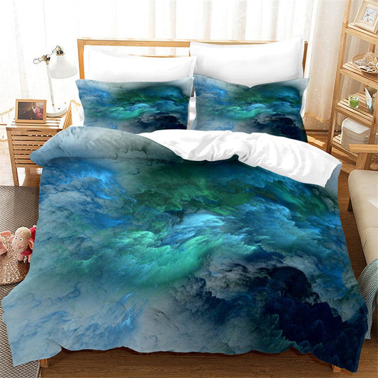 3D Artistic Cloud Quilt Cover Set Bedding Set Duvet Cover Pillowcases 179