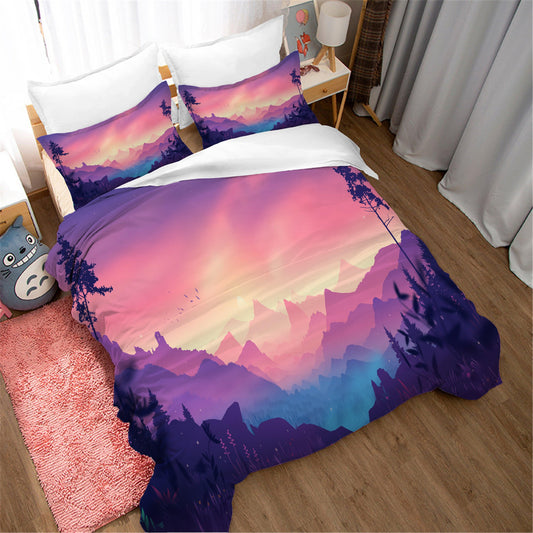 3D Art Nature Landscape Quilt Cover Set Bedding Set Duvet Cover Pillowcases 23