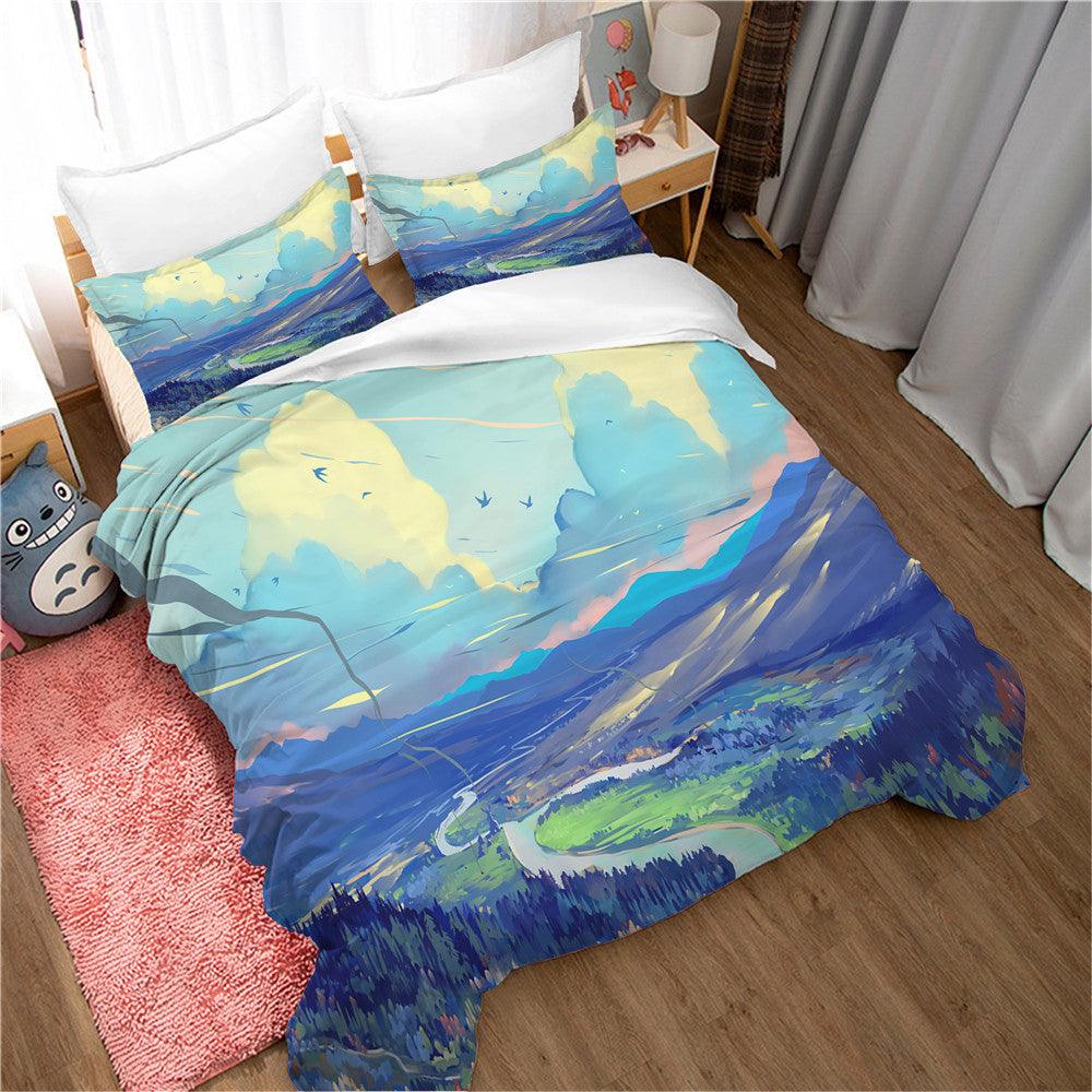 3D Art Nature Landscape Quilt Cover Set Bedding Set Duvet Cover Pillowcases 13