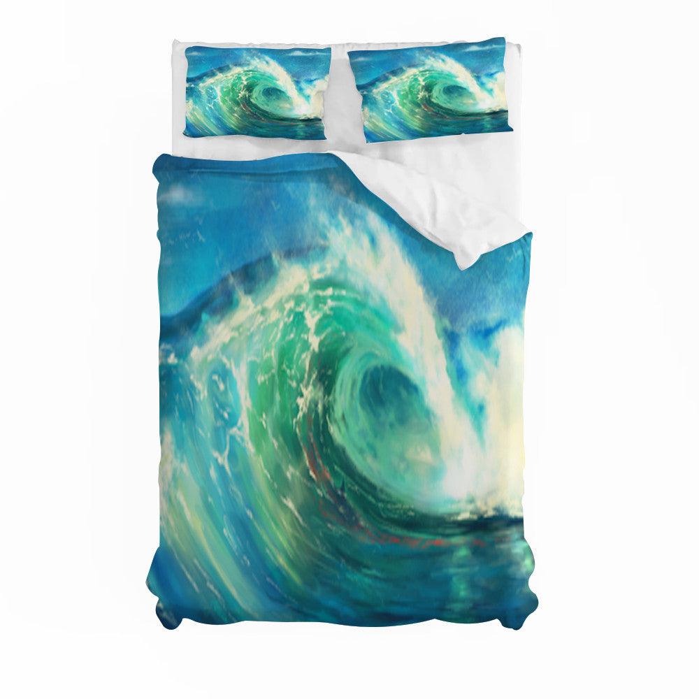 3D Artistic Waves Nature Landscape Quilt Cover Set Bedding Set Duvet Cover Pillowcases 57