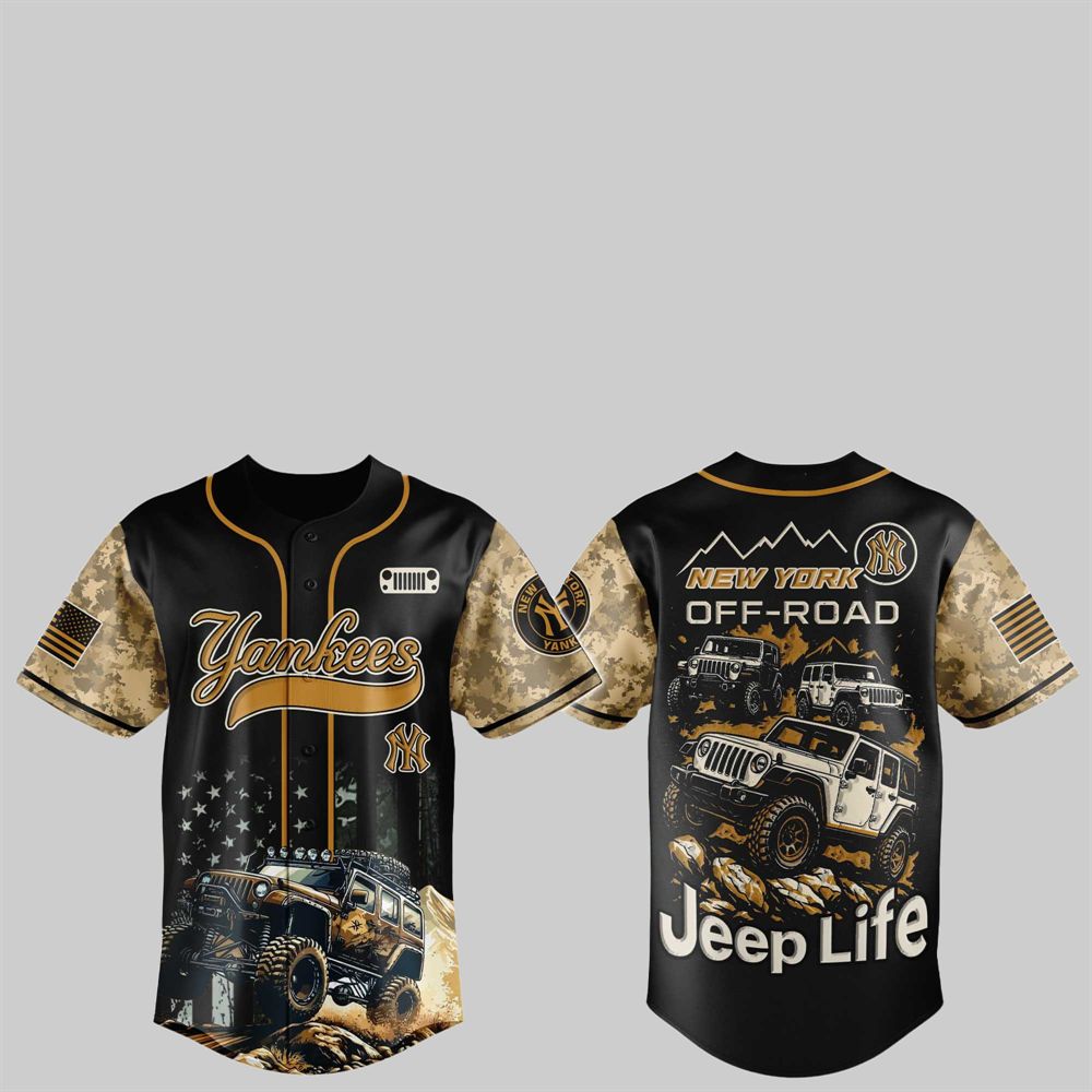 NY Yankees Jeep Life Jersey 2025 - Grishko.com