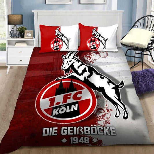 1. FC Köln Die Geibbocke Red White Bedding Set