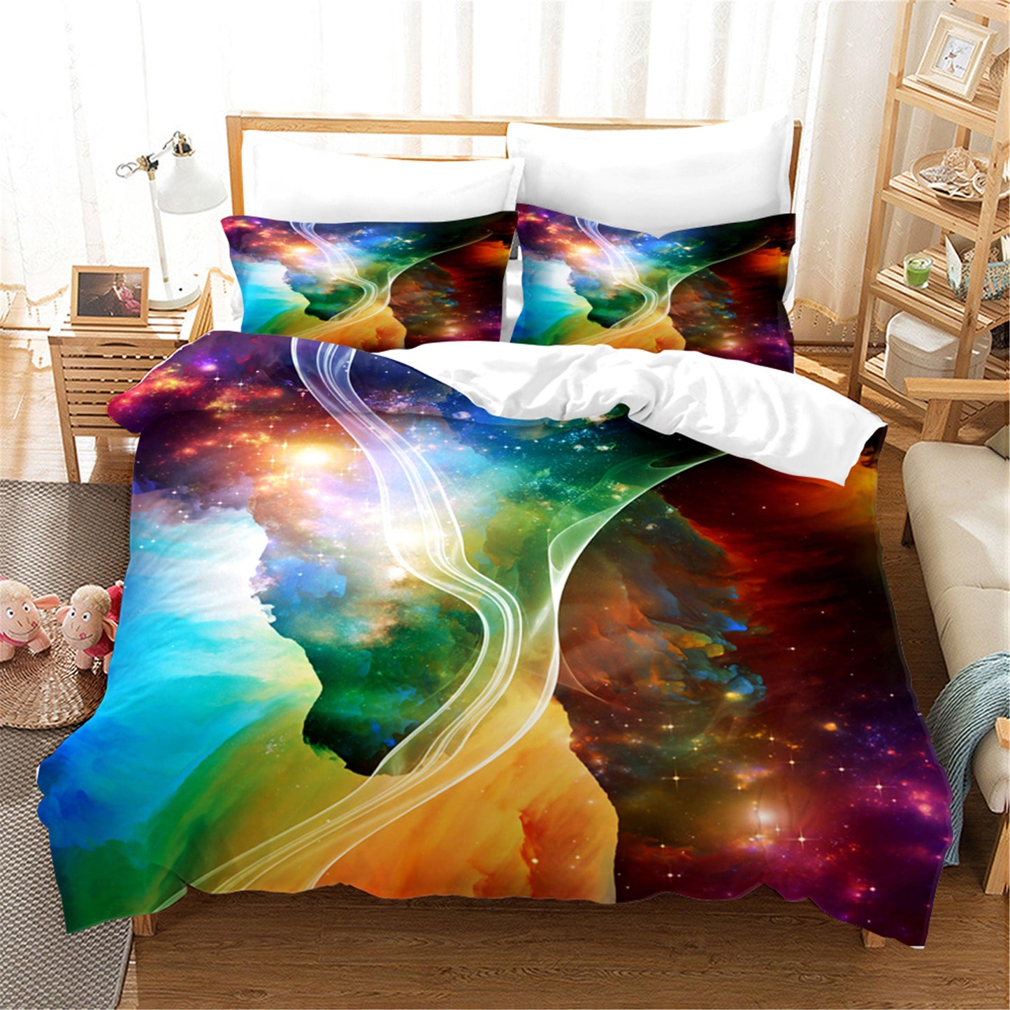 3D Abstract Space Universe Quilt Cover Set Bedding Set Duvet Cover Pillowcases 132