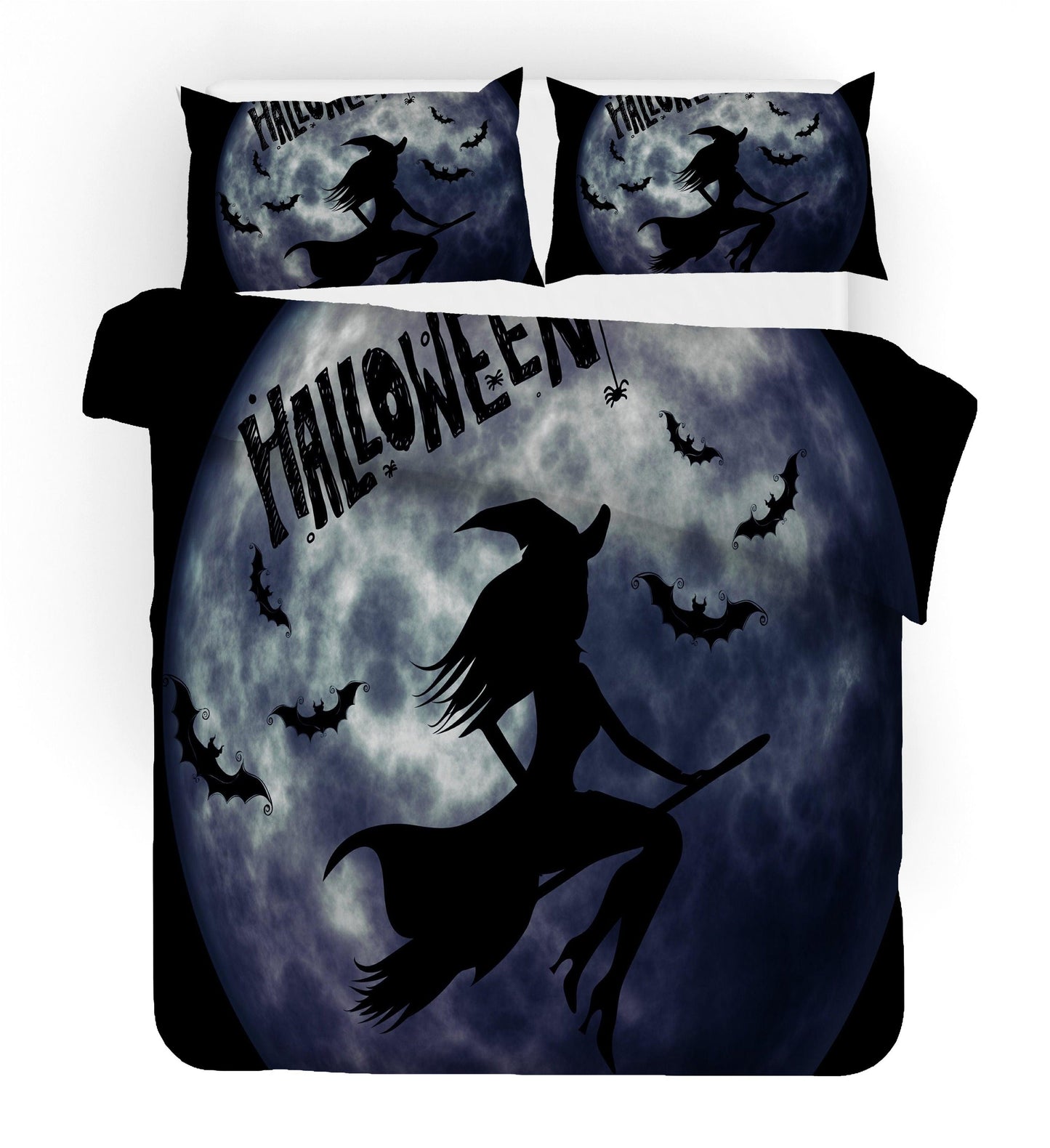 3D Cartoon Halloween Quilt Cover Set Bedding Set Duvet Cover Pillowcases WJ 1638