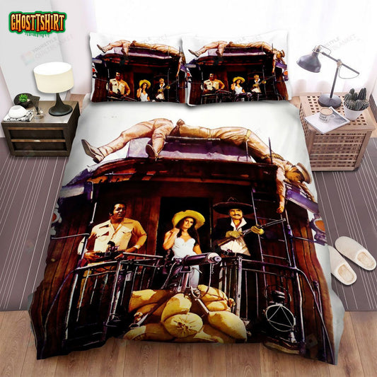100 Rifles (1969) Theater Movie Poster Bed Sheets Spread Comforter Duvet Cover Bedding Set