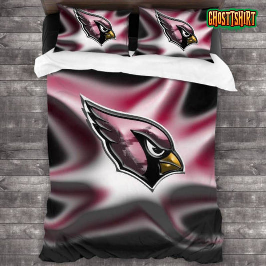 100 Washed Microfiber NFL Arizona Cardinals Logo Bedding Set