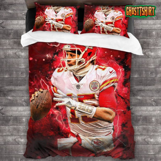 100 Washed Microfiber NFL Kansas City Chiefs Logo Bedding Set
