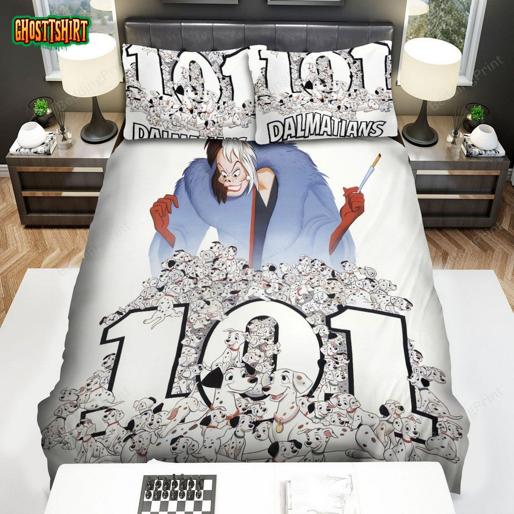 101 Dalmatians Disney Classic Bed Sheets Spread Comforter Duvet Cover Bedding Set