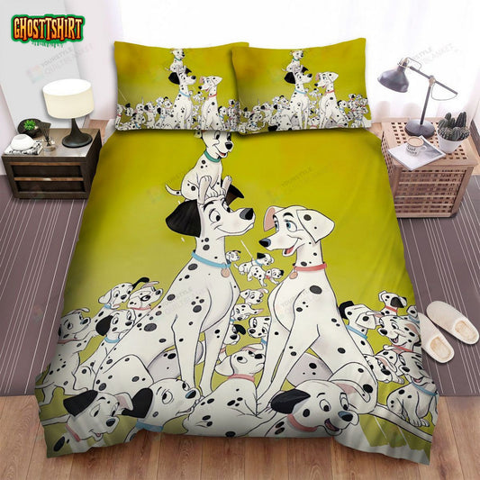 101 Dalmatians Movie Bed Sheets Spread Comforter Duvet Cover Bedding Set