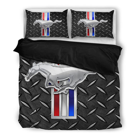 Ford Mustang Big Logo Bedding Set V1