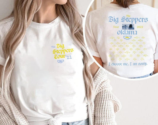The Big Steppers Tour Ok'lama Double Sided T-shirt