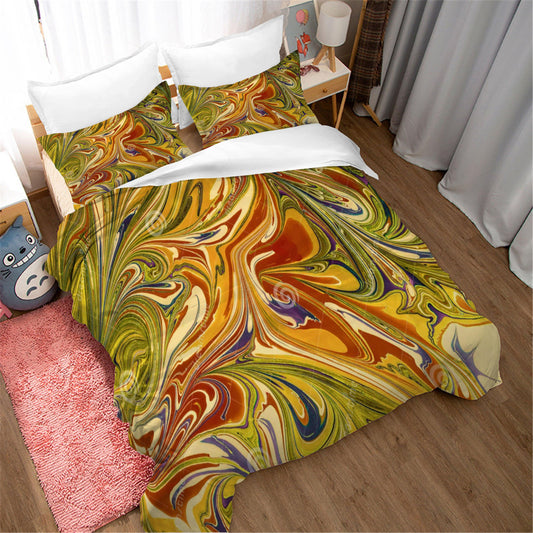 3D Blue Fluid Pattern Quilt Cover Set Bedding Set Duvet Cover Pillowcases 74