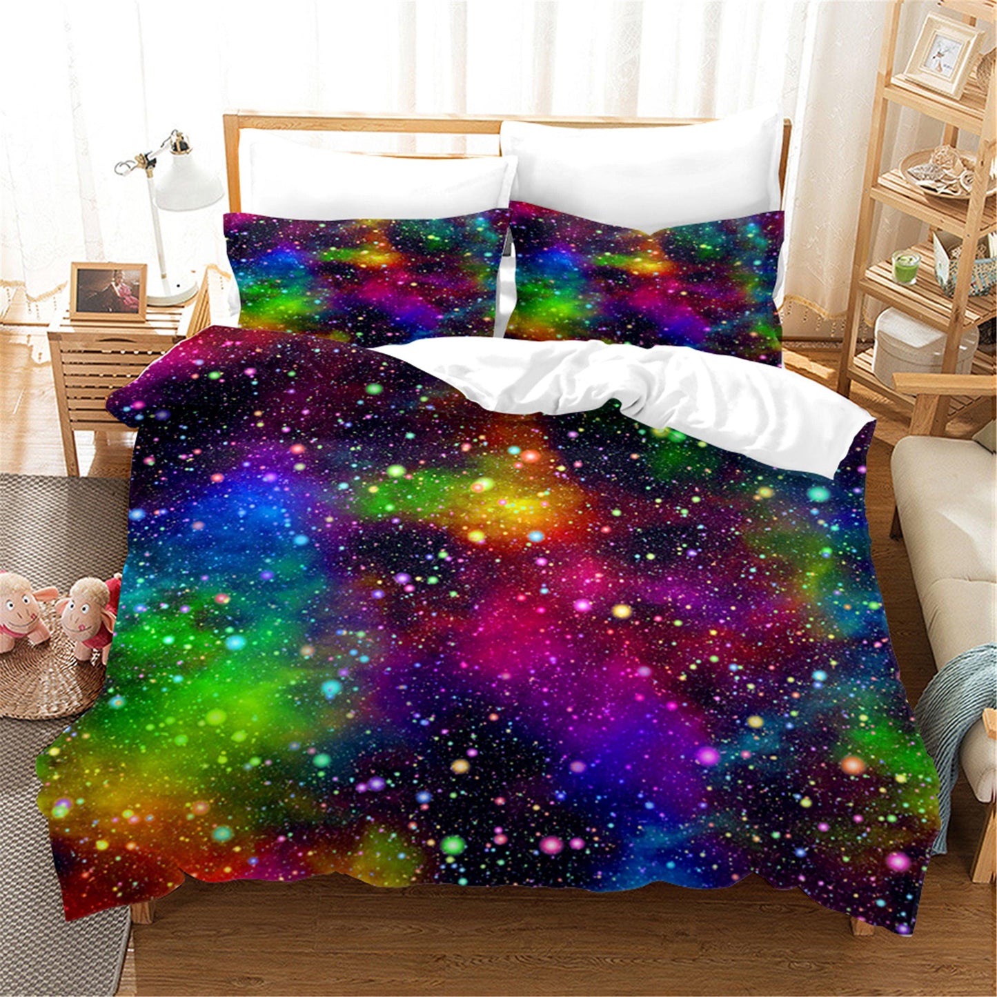 3D Abstract Space Universe Quilt Cover Set Bedding Set Duvet Cover Pillowcases 133