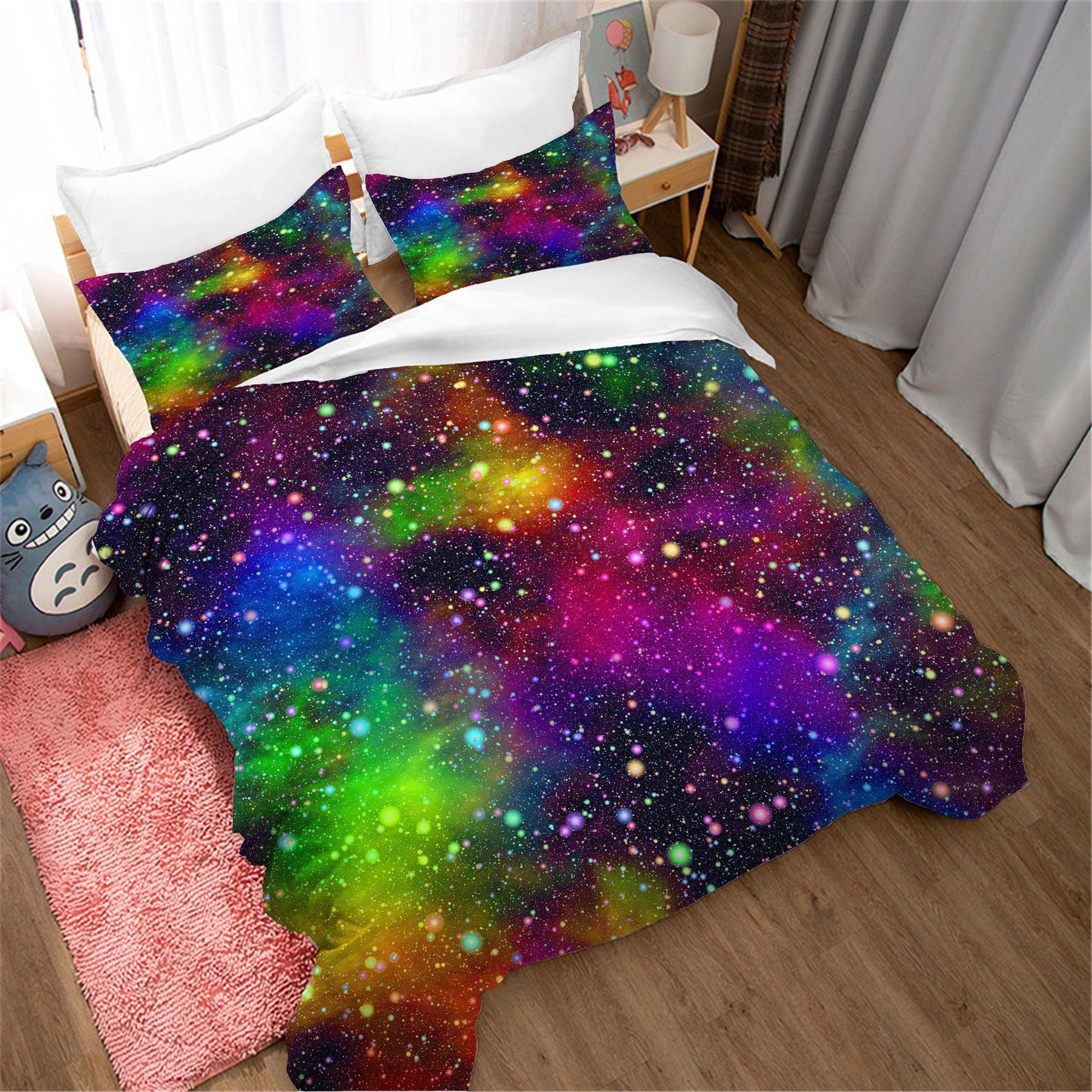 3D Abstract Space Universe Quilt Cover Set Bedding Set Duvet Cover Pillowcases 133