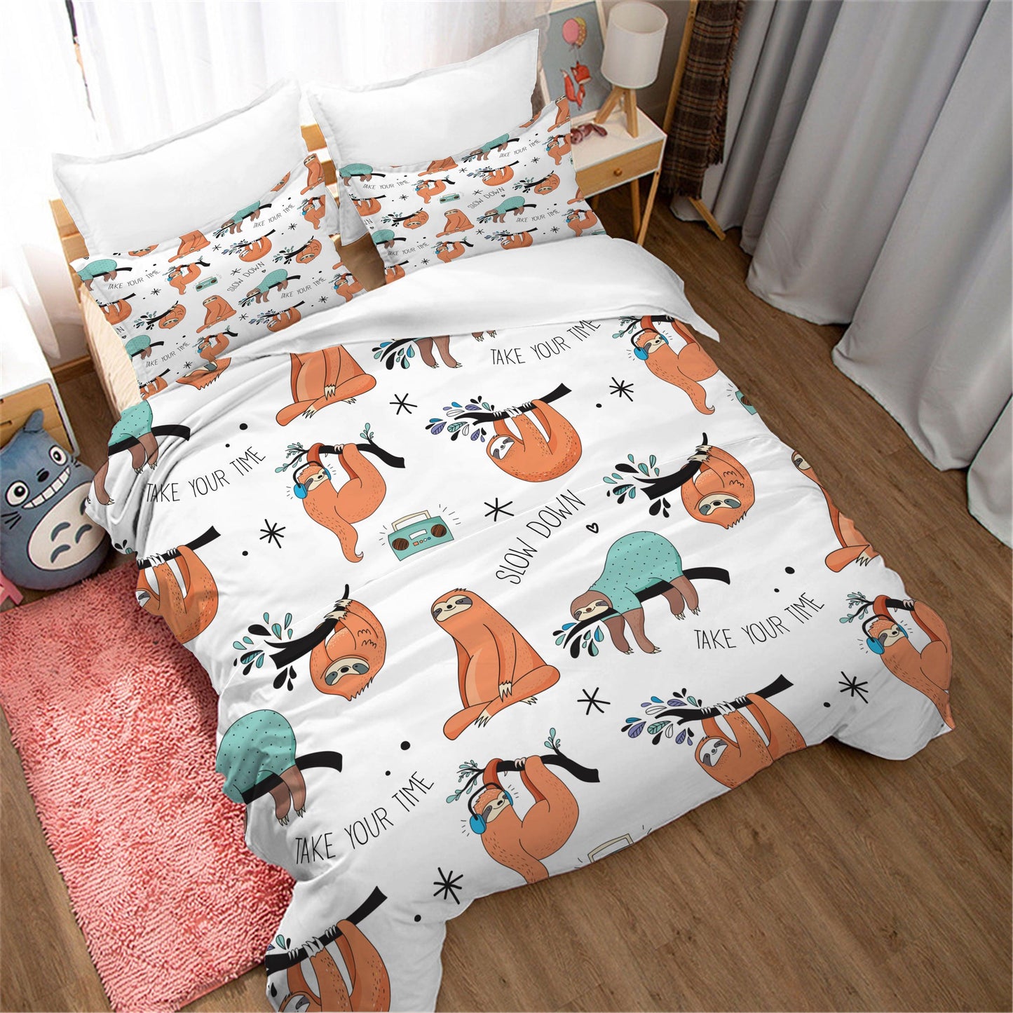 3D Cartoon Animal Koala Quilt Cover Set Bedding Set Duvet Cover Pillowcases 8