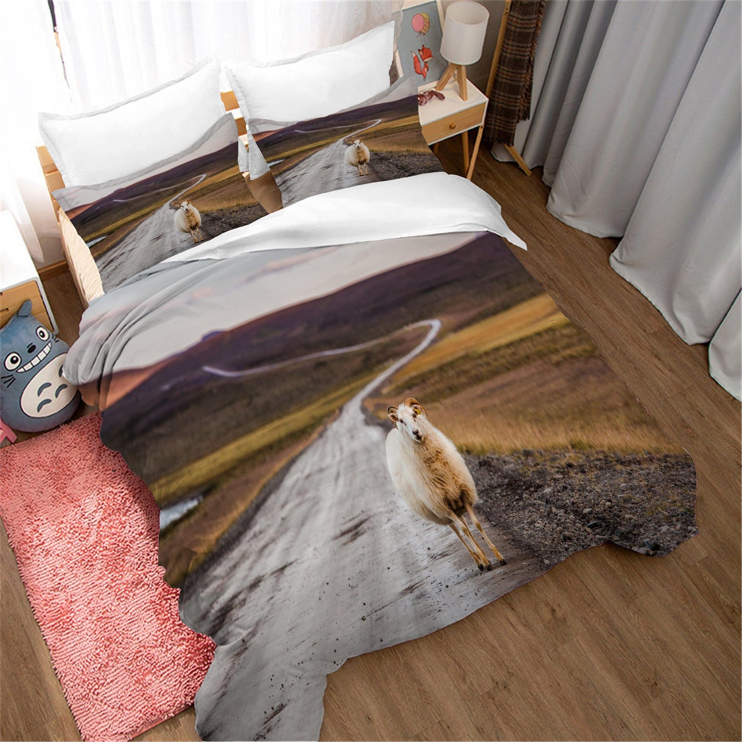 3D Animal Sheep Meadow Quilt Cover Set Bedding Set Duvet Cover Pillowcases 31