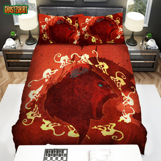 12 Monkeys (2015–2018) Aghast Movie Poster Bed Sheets Duvet Cover Bedding Set
