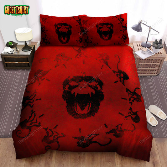 12 Monkeys (2015–2018) Angry Monkey Movie Poster Bed Sheets Duvet Cover Bedding Set