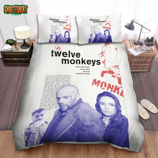 12 Monkeys (2015–2018) Article Movie Poster Bed Sheets Duvet Cover Bedding Set