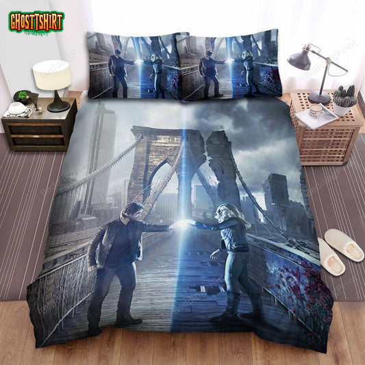 12 Monkeys (2015–2018) Change The Past Movie Poster Bed Sheets Duvet Cover Bedding Set