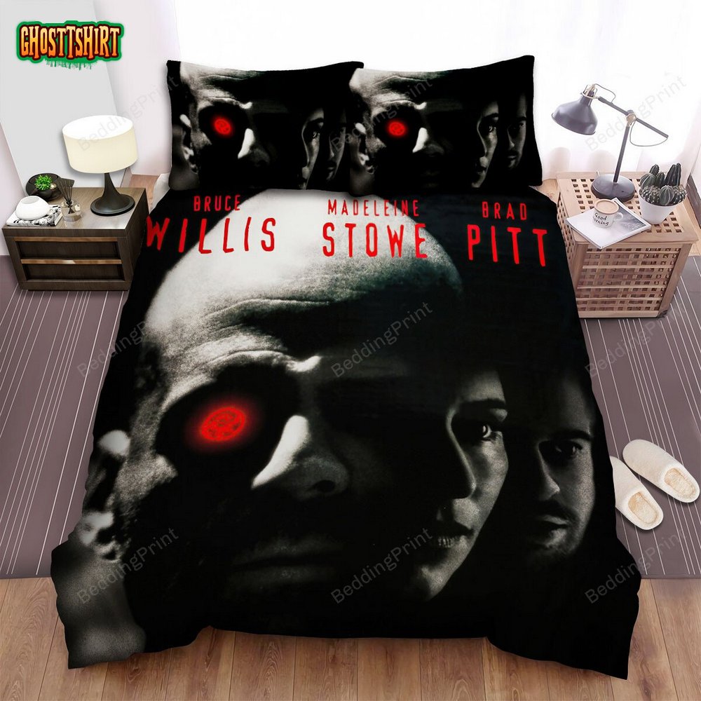 12 Monkeys (2015–2018) One-Eyed Movie Poster Bed Sheets Duvet Cover Bedding Set