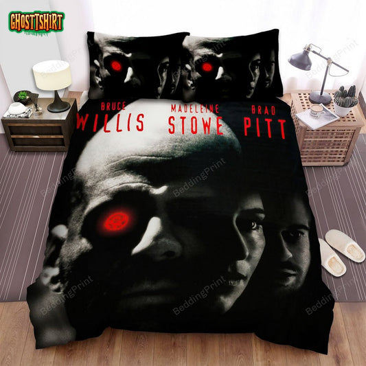 12 Monkeys (2015–2018) One-Eyed Movie Poster Bed Sheets Duvet Cover Bedding Set