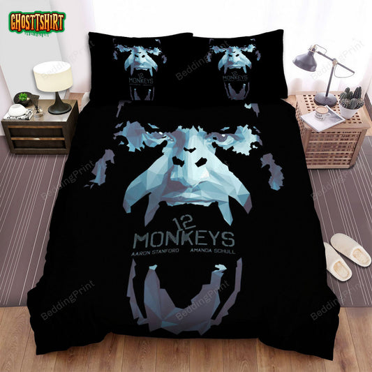 12 Monkeys (2015–2018) Poster Movie Poster Bed Sheets Duvet Cover Bedding Set Ver 1