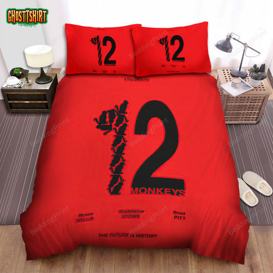 12 Monkeys (2015–2018) Poster Movie Poster Bed Sheets Duvet Cover Bedding Set Ver 4