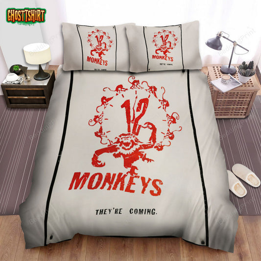 12 Monkeys (2015–2018) Poster Movie Poster Bed Sheets Duvet Cover Bedding Set Ver 5