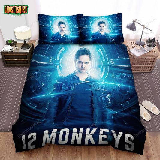 12 Monkeys (2015–2018) Sacrifice The Past Movie Poster Bed Sheets Duvet Cover Bedding Set