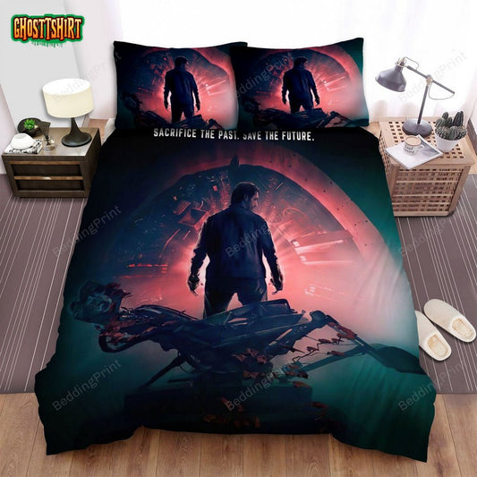 12 Monkeys (2015–2018) Save The Future Movie Poster Bed Sheets Duvet Cover Bedding Set