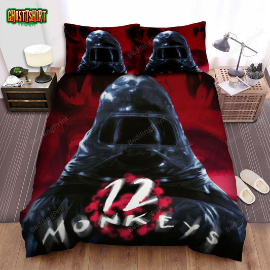 12 Monkeys (2015–2018) The Future Is History Movie Poster Bed Sheets Duvet Cover Bedding Set