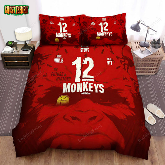 12 Monkeys (2015–2018) Window Movie Poster Bed Sheets Duvet Cover Bedding Set