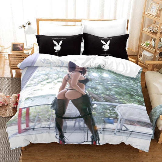 3D Bikini Girl Quilt Cover Set Bedding Set Duvet Cover Pillowcases A122 LQH