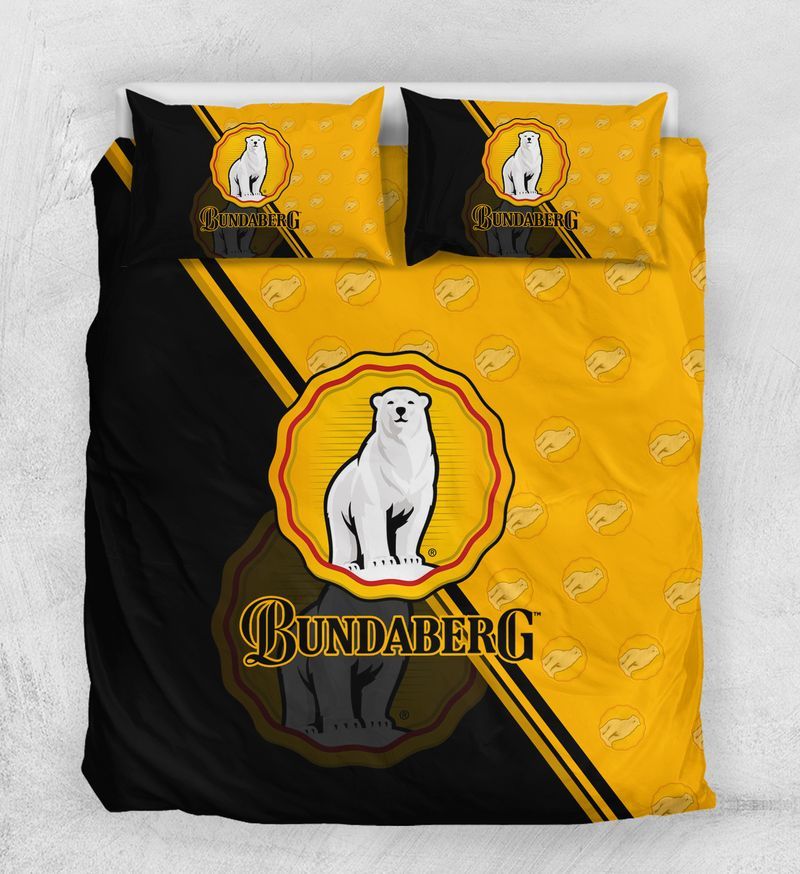 Bundaberg Rum Yellow Black Bedding Set