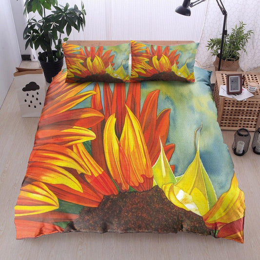 Personalized 3-piece Duvet Cover Bedding Set  Sunflower BT15100271B Bedding Sets