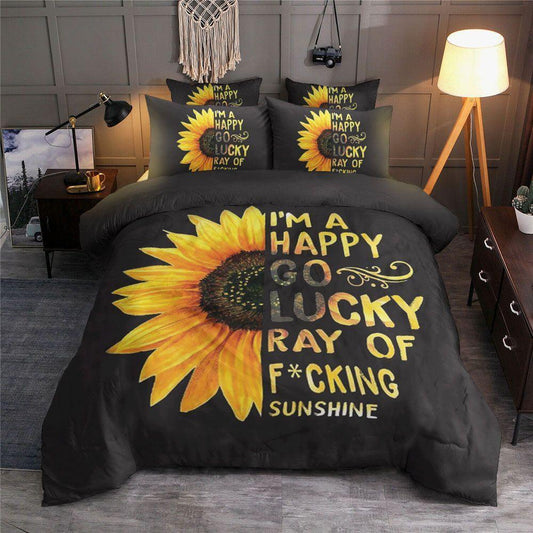 Personalized 3-piece Duvet Cover Bedding Set  Sunflower HM1411177T Bedding Sets