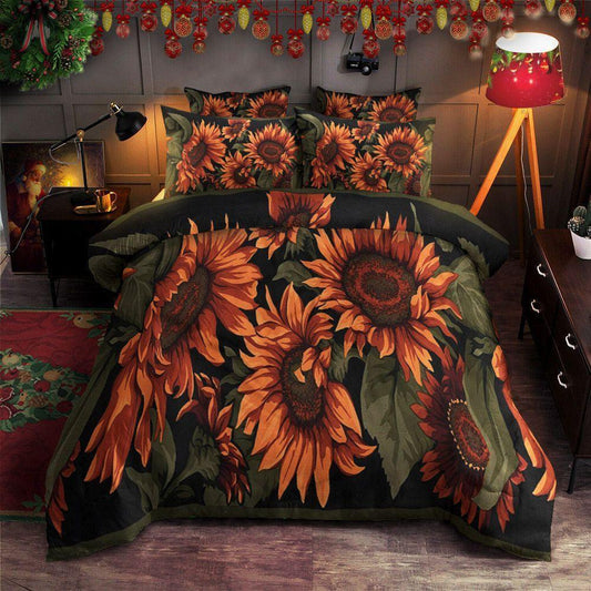Personalized 3-piece Duvet Cover Bedding Set  Sunflower TT1511045T Bedding Sets