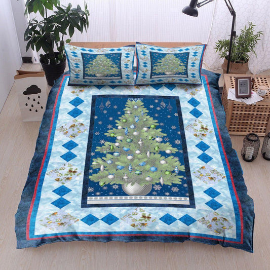Personalized 3-piece Duvet Cover Bedding Set Christmas Tree Winter CL12120029MDB Bedding Sets
