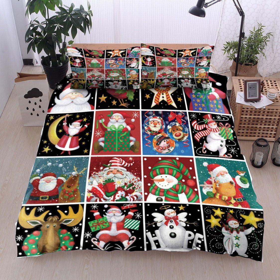 Personalized 3-piece Duvet Cover Bedding Set  Christmas HN15100066B Bedding Sets