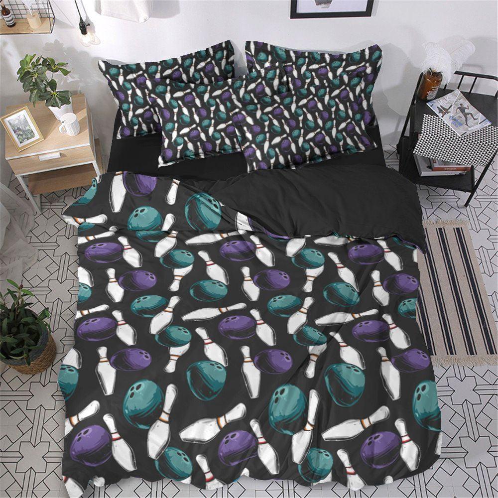 Bowling NN160903T Bed Sheets Spread Comforter Duvet Cover Bedding Sets