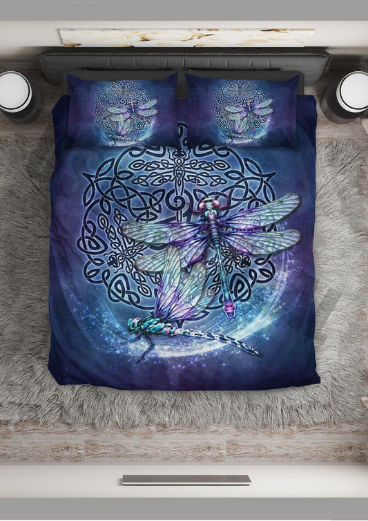 Personalized 3-piece Duvet Cover Bedding Set  Dragonfly CLH1412071B Bedding Sets
