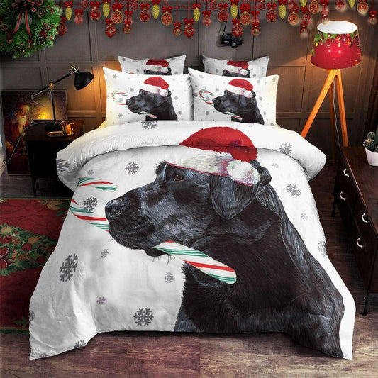 Personalized 3-piece Duvet Cover Bedding Set Labrador Retrievers Christmas TT1411044T Bedding Sets